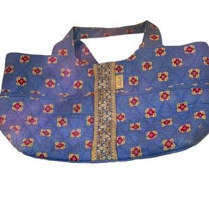 MaggiB blue quilted bag